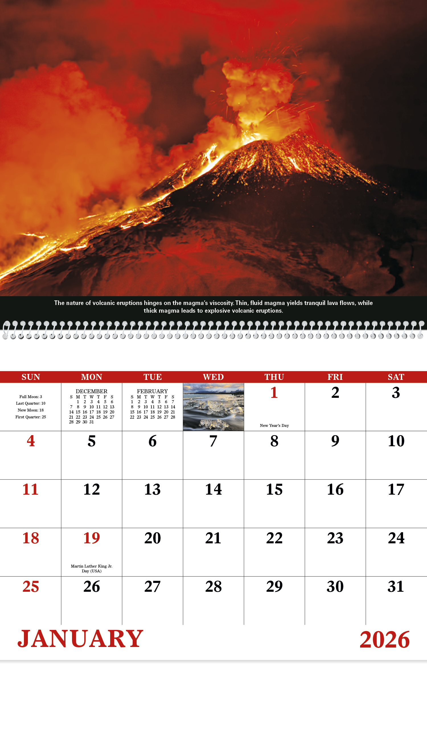 Good Value™ The Power of Nature - Spiral Calendar 6