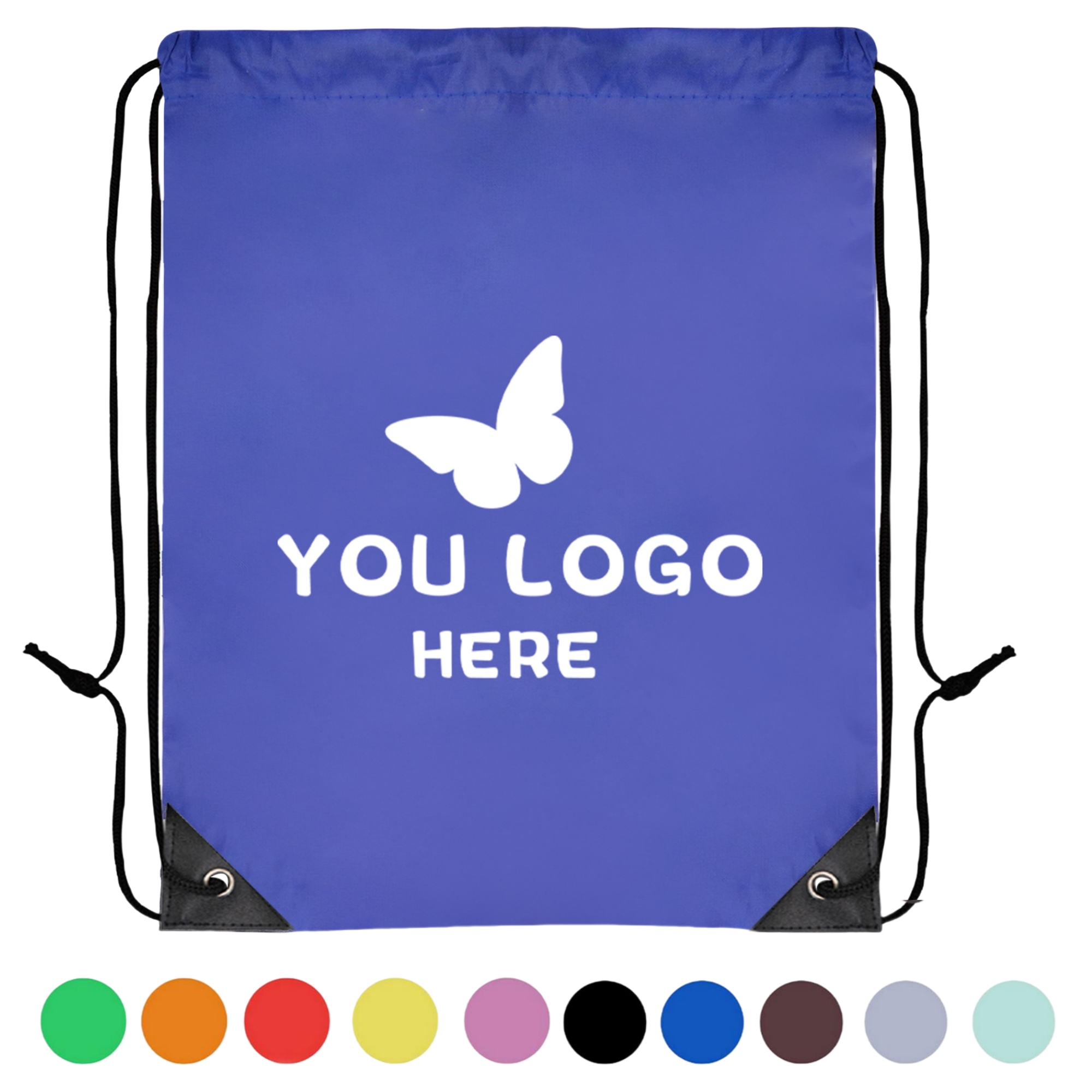 Polyester Sports Drawstring Backpack MOQ 50 2