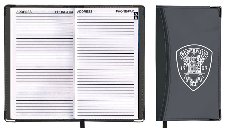 Address Book Ascot 2 Tone Vinyl Soft Cover Planner 1
