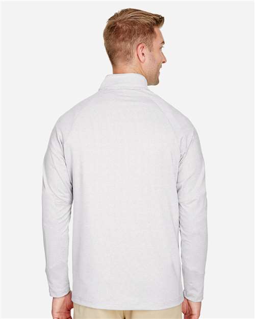 Men's CrownLux Performance® Clubhouse Micro-Stripe Quarter-Zip Pullover - DG480 56