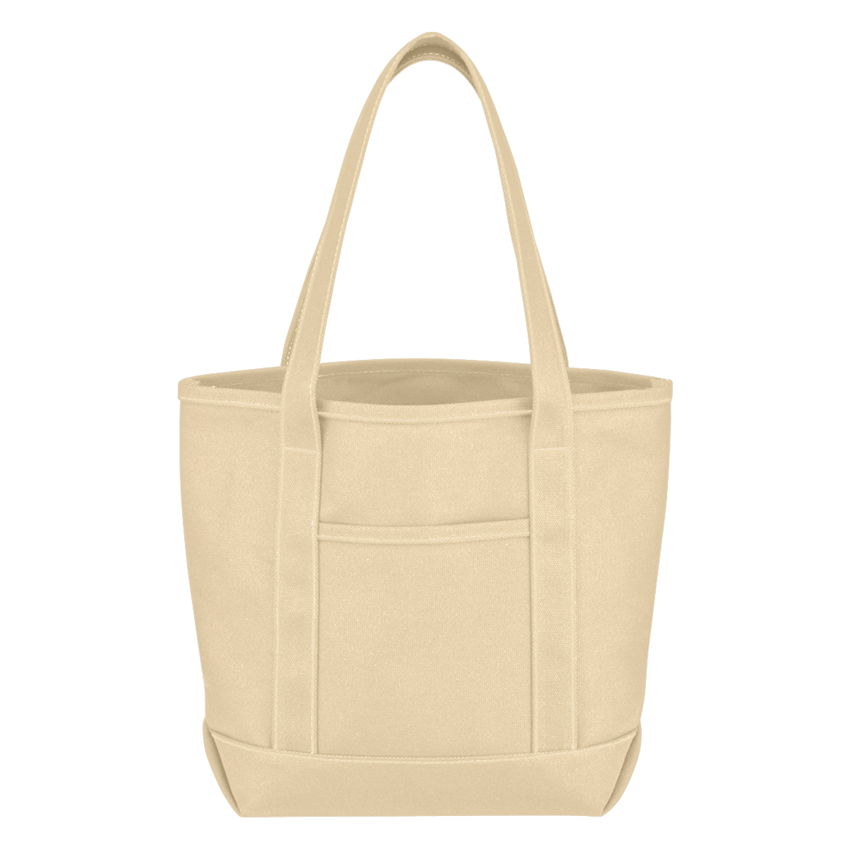 Small 24 Oz. Recycled Cotton Canvas Yacht Tote Bag, custom tote bag with logo imprint 2