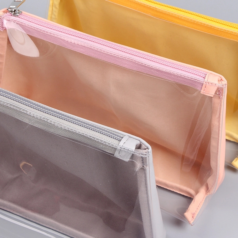 Transparent PVC Travel Makeup Pouch & Cosmetic Toiletry Bag 7