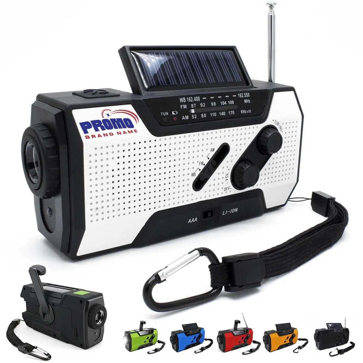 Emergency Weather Radio with 2000mAh Portable Power Bank 6