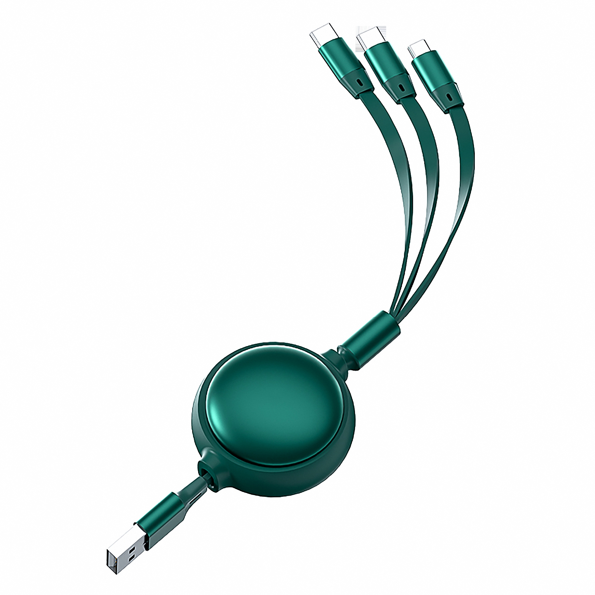 3" 1 Multi USB Retractable Charging Cable 2