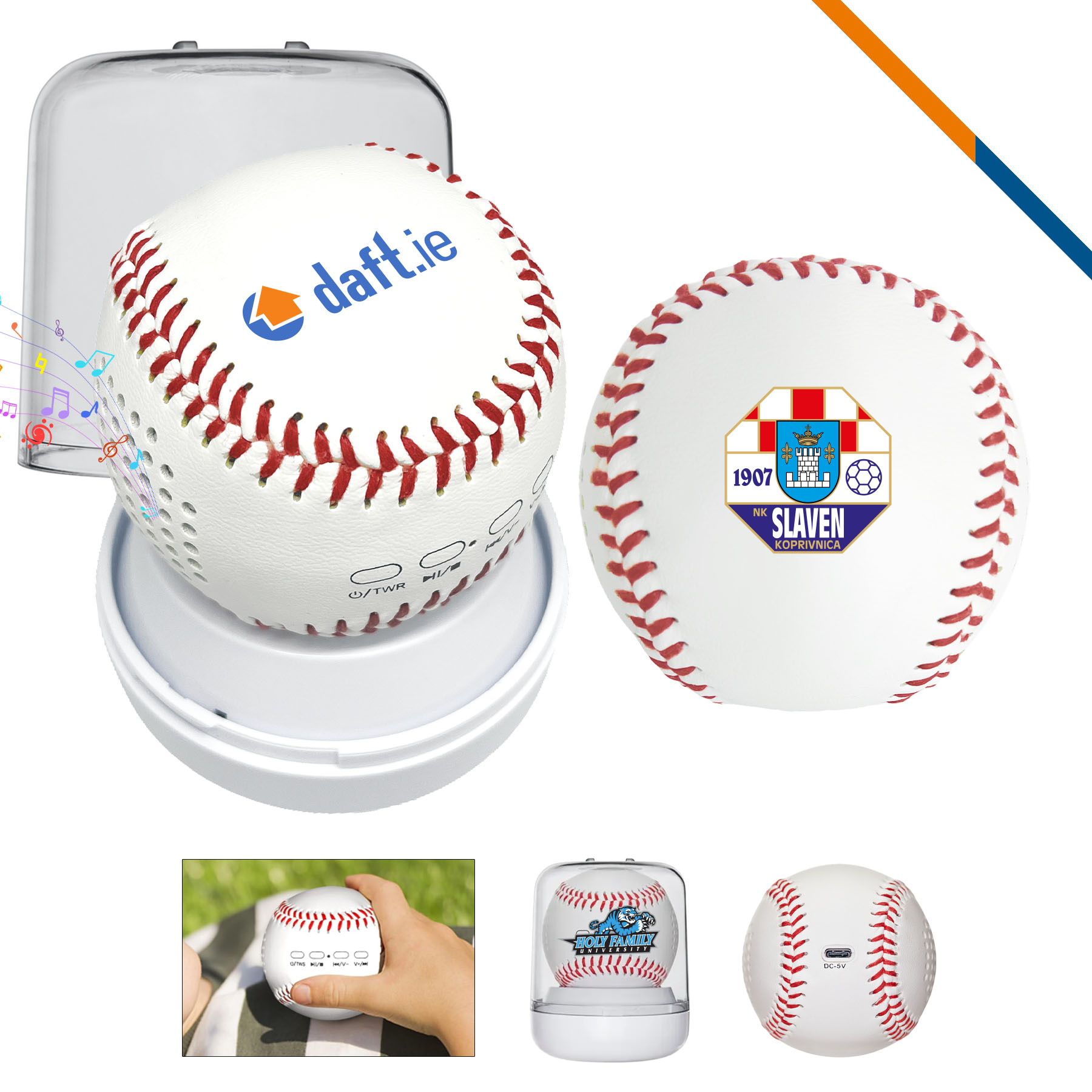 Twlio Baseball Bluetooth Speaker 2
