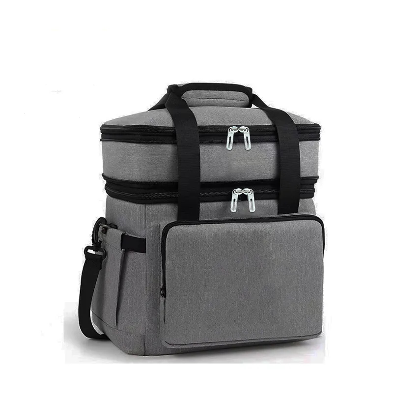 Customized double-layer lunch box bag insulation bag 5