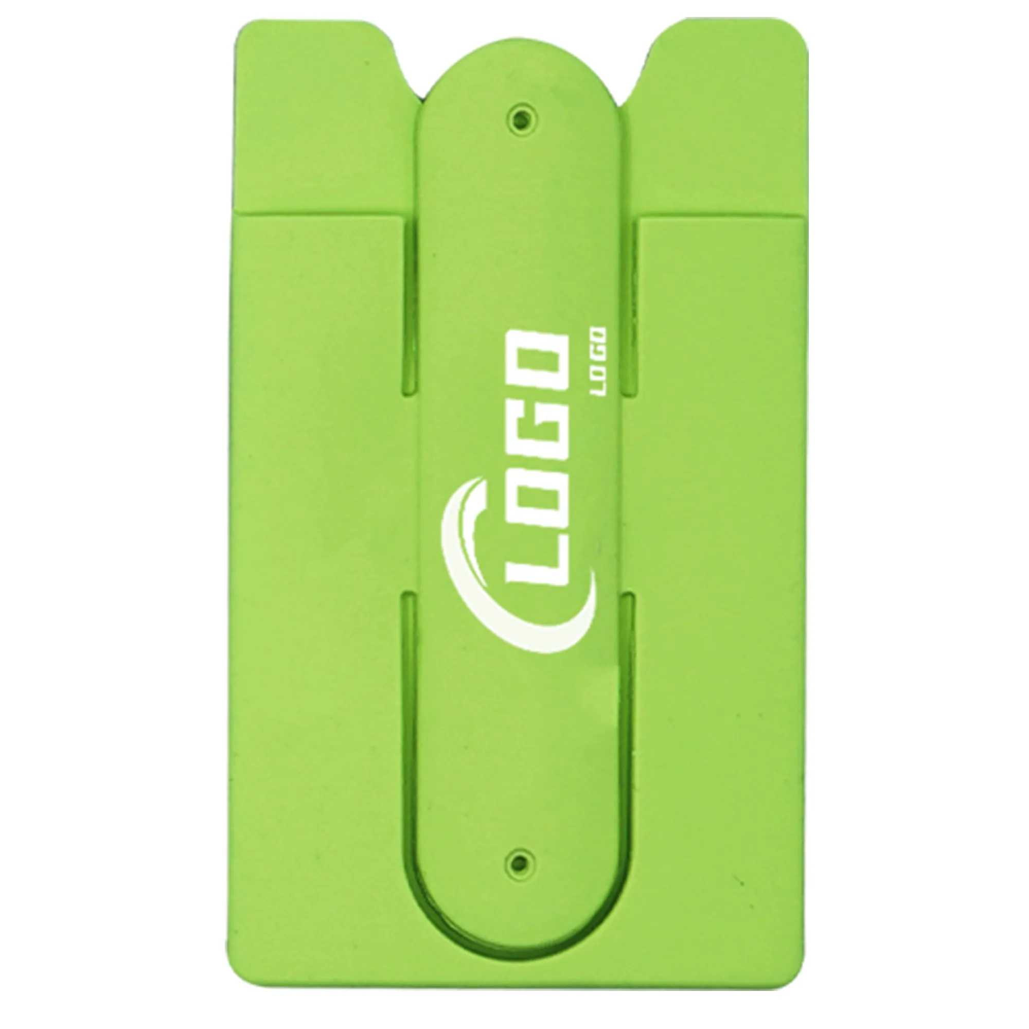 Silicone Phone Stand Holder With Card Pocket 9