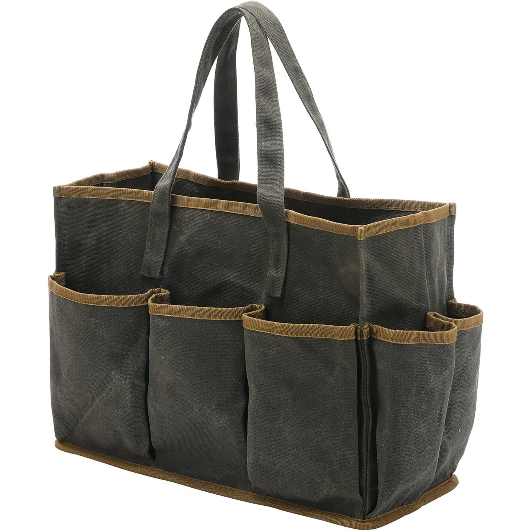 11 Pockets Waxed Canvas Tool Storage Bag 5