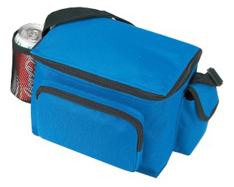 6-Pack Cooler with Bottle Holder & Cell Phone Pouch 2