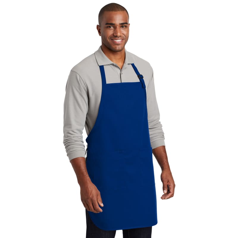 Port Authority Full-Length Two-Pocket Bib Apron. 24