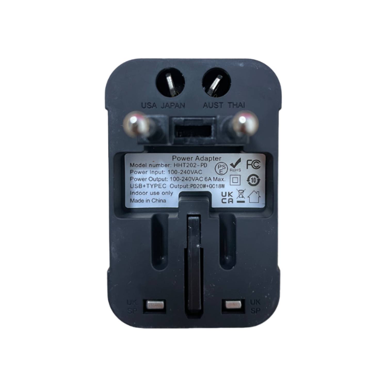 Type C USB A Universal Fast Charge Adapter - QC18W + PD20W 7