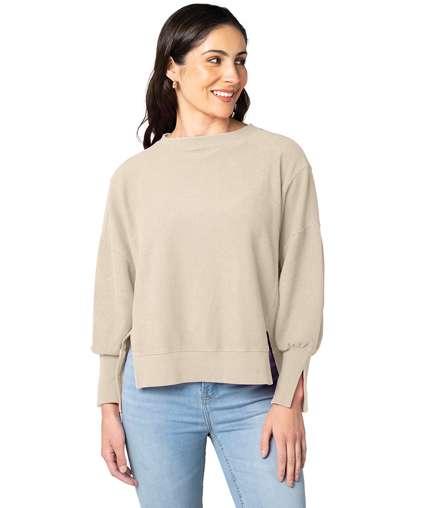 Women's Camden Spliced Crew Neck Sweatshirt 26