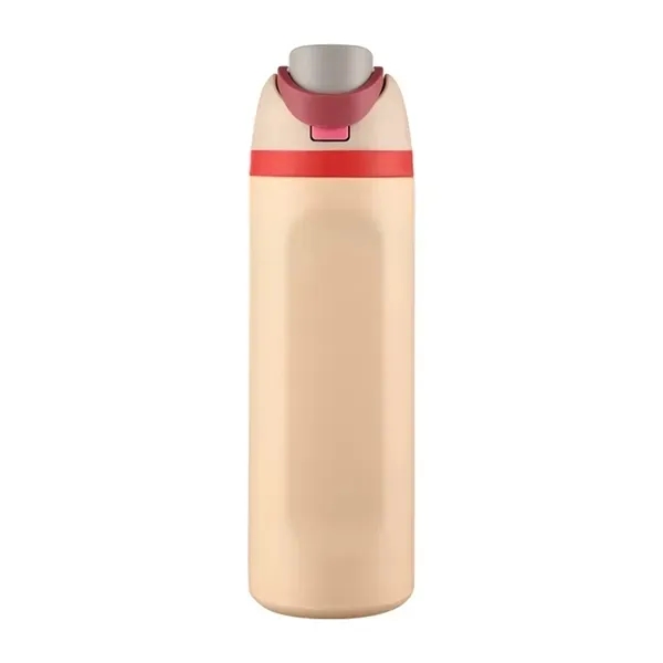 24 oz Stainless Steel Insulated Water Bottle Includes Straw, custom water bottle with logo imprint 5