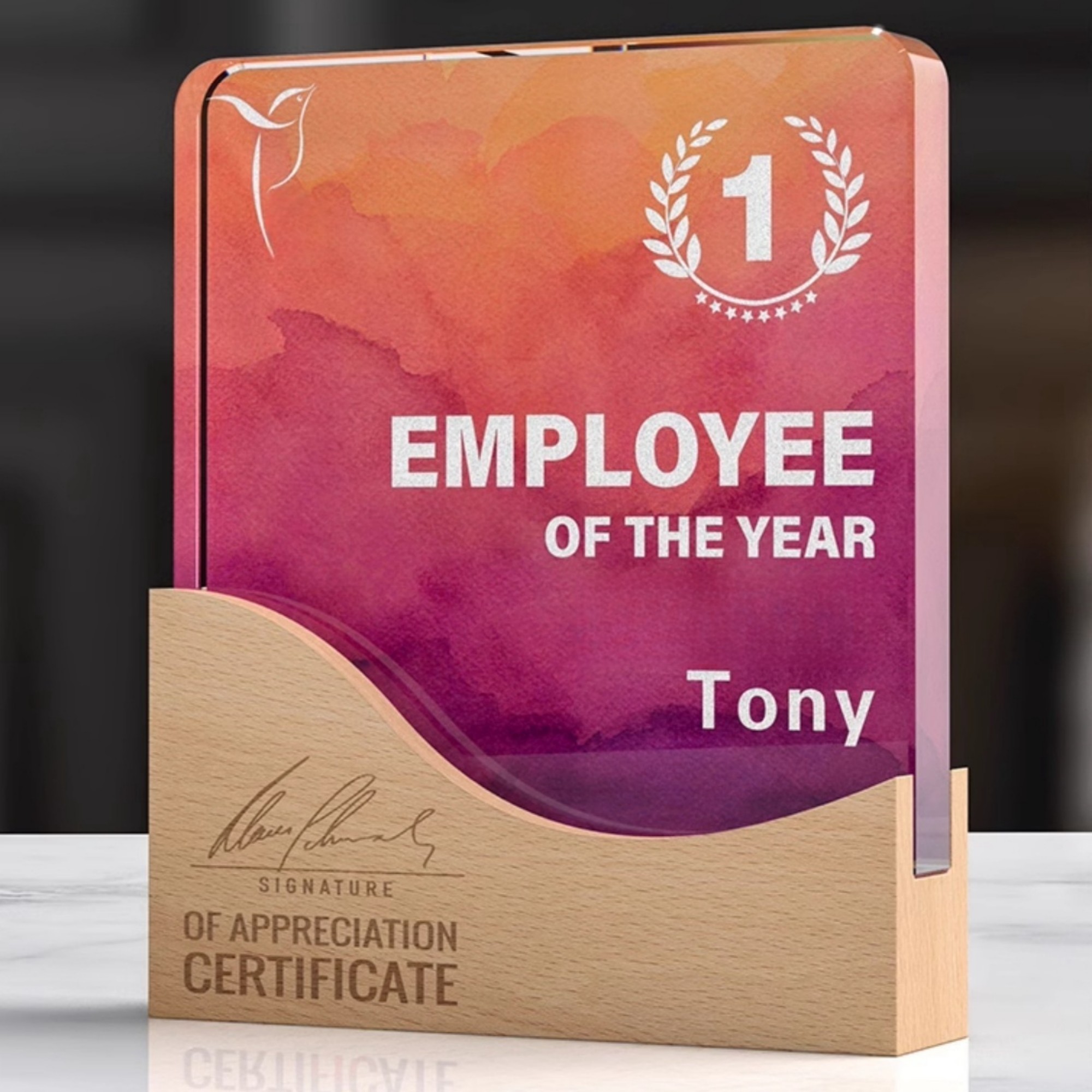 Beechwood Crystal Trophy 6