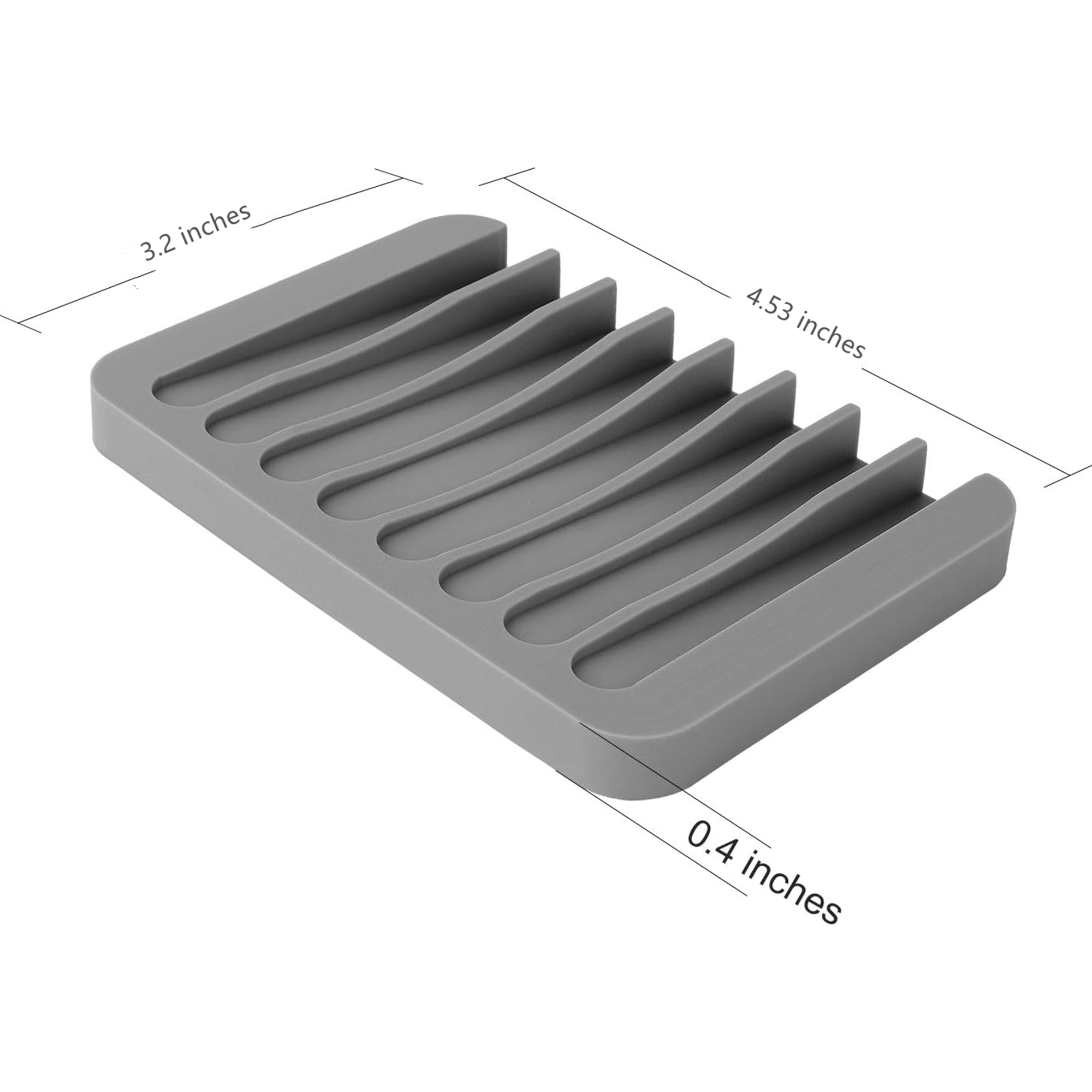 Silicone Waterfall Soap Dish For Shower 3