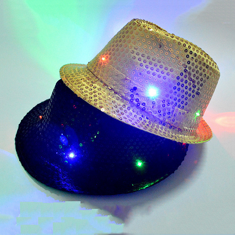 Shiny Fedoras w/ Flashing Lights 5