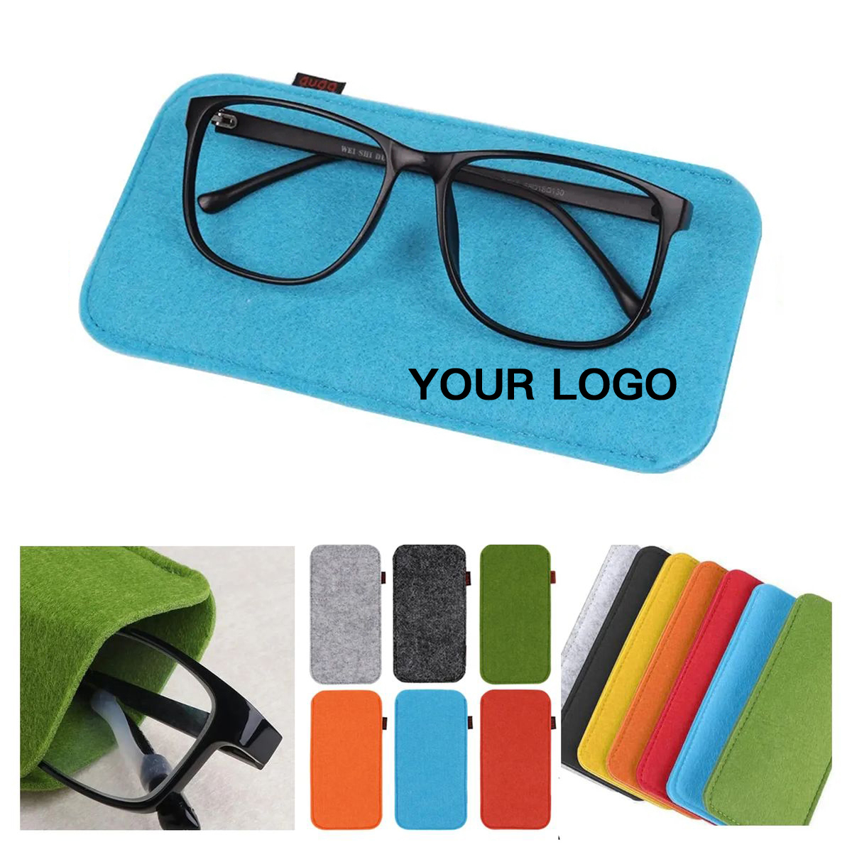 Soft Felt Sunglasses Pouch for Daily Protection 2