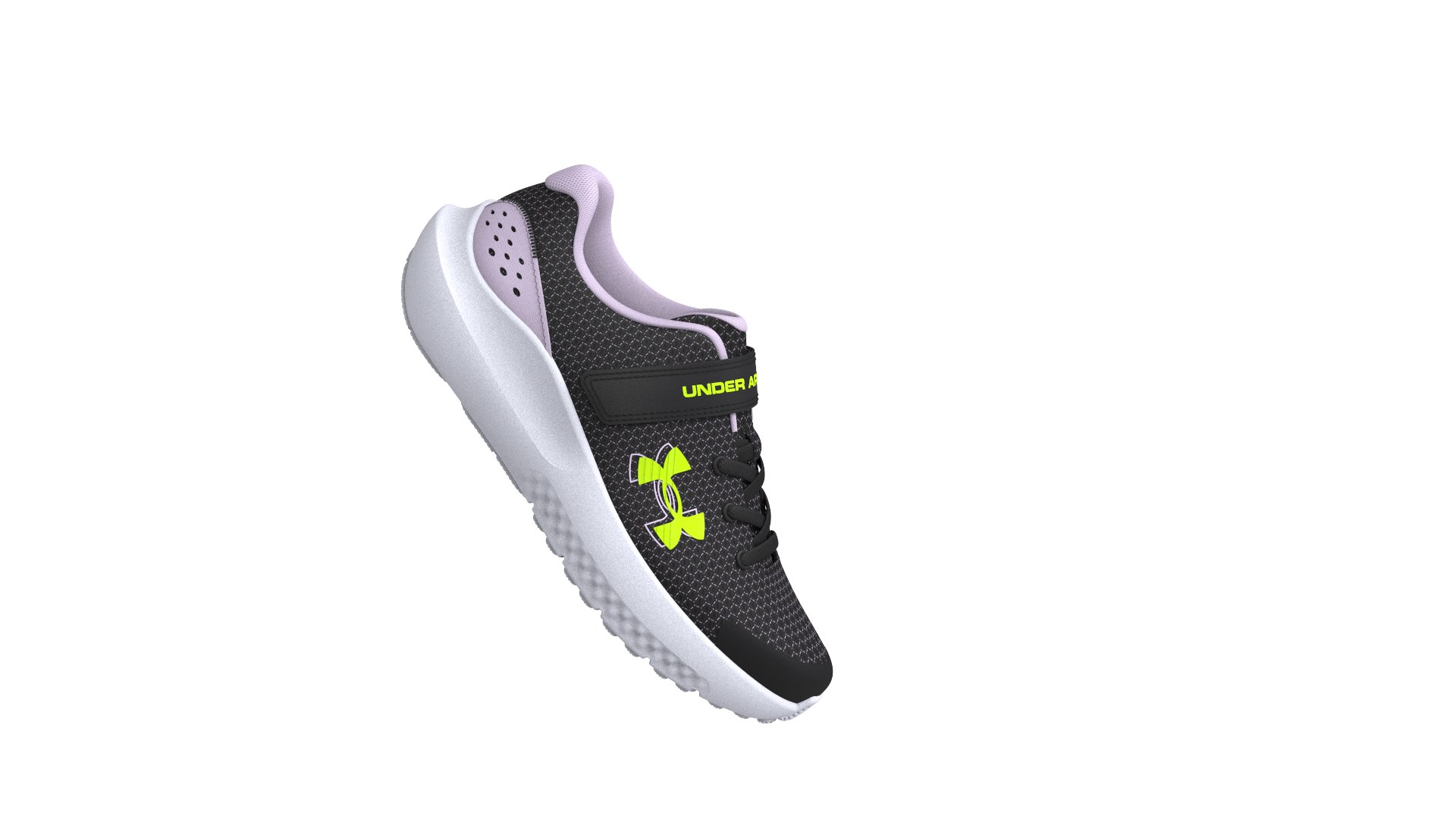 UA Surge 4 Running Girls' Pre-School Shoes 5