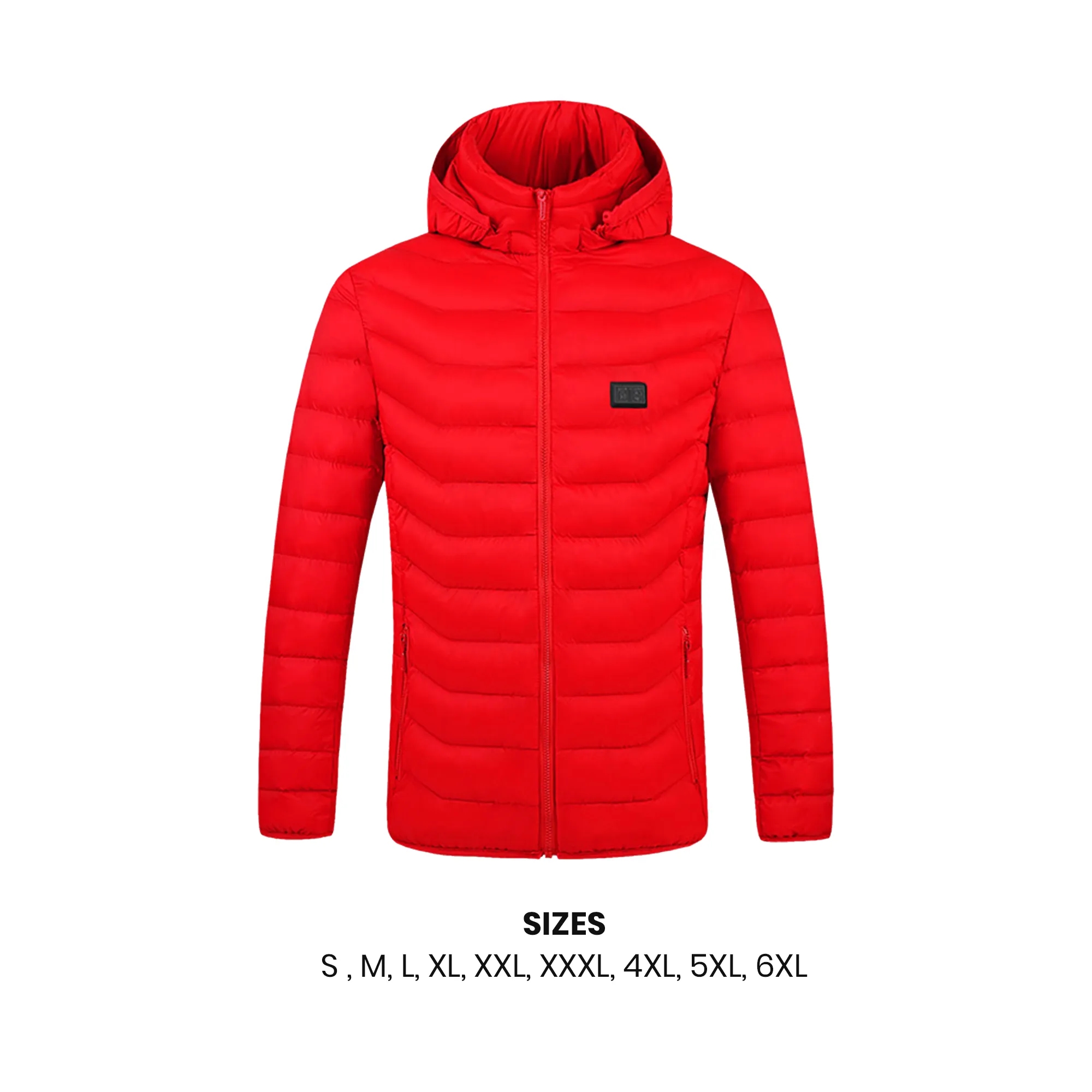 Winter USB Heating Cotton-Padded Jacket 4