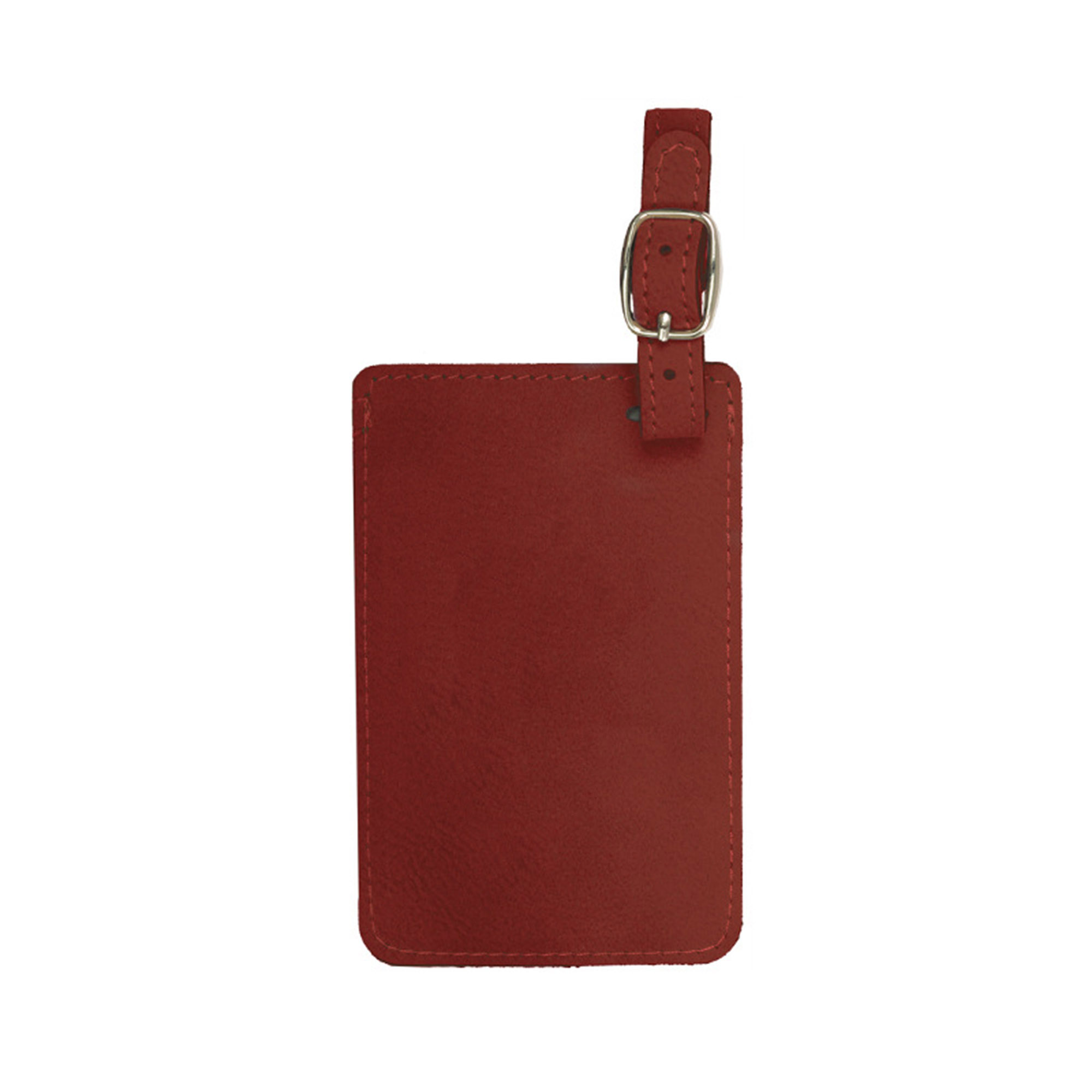 Laser Engraved Vegan Leather Luggage Tags, custom luggage tag with logo imprint 8
