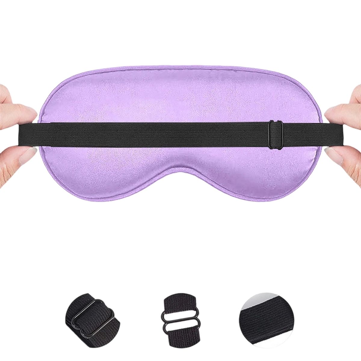 Adjustable Eye Mask Satin Soft Design 11