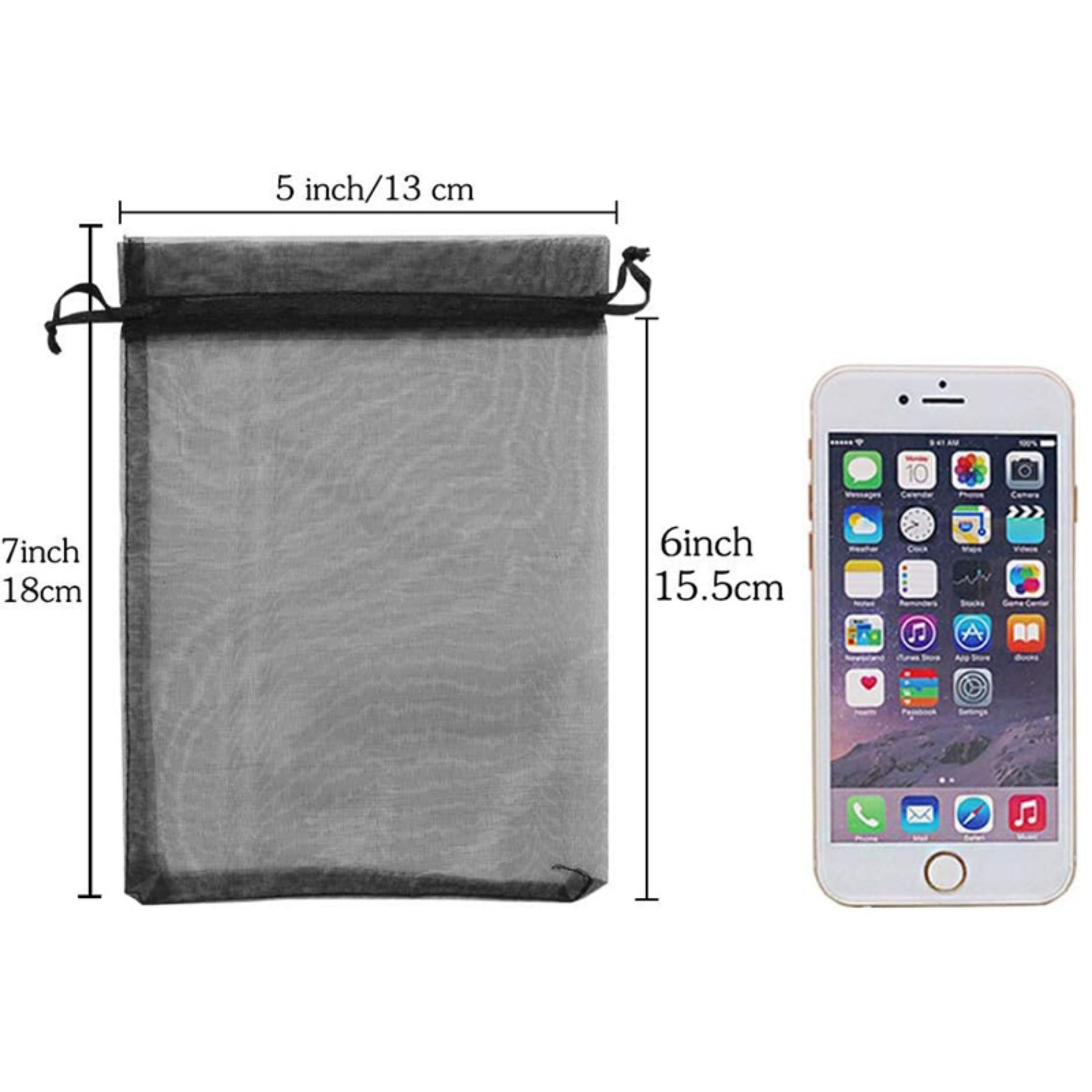 5x7 Inches Mesh Jewelry Pouch 2