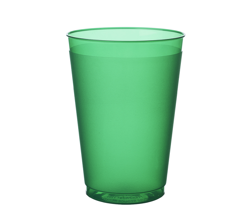 Flexible Frosted Stadium Plastic Cup, 12 oz. 2