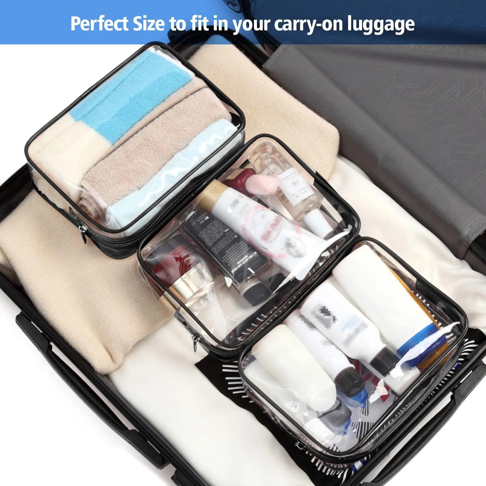 Waterproof PVC Clear Makeup Bag 5