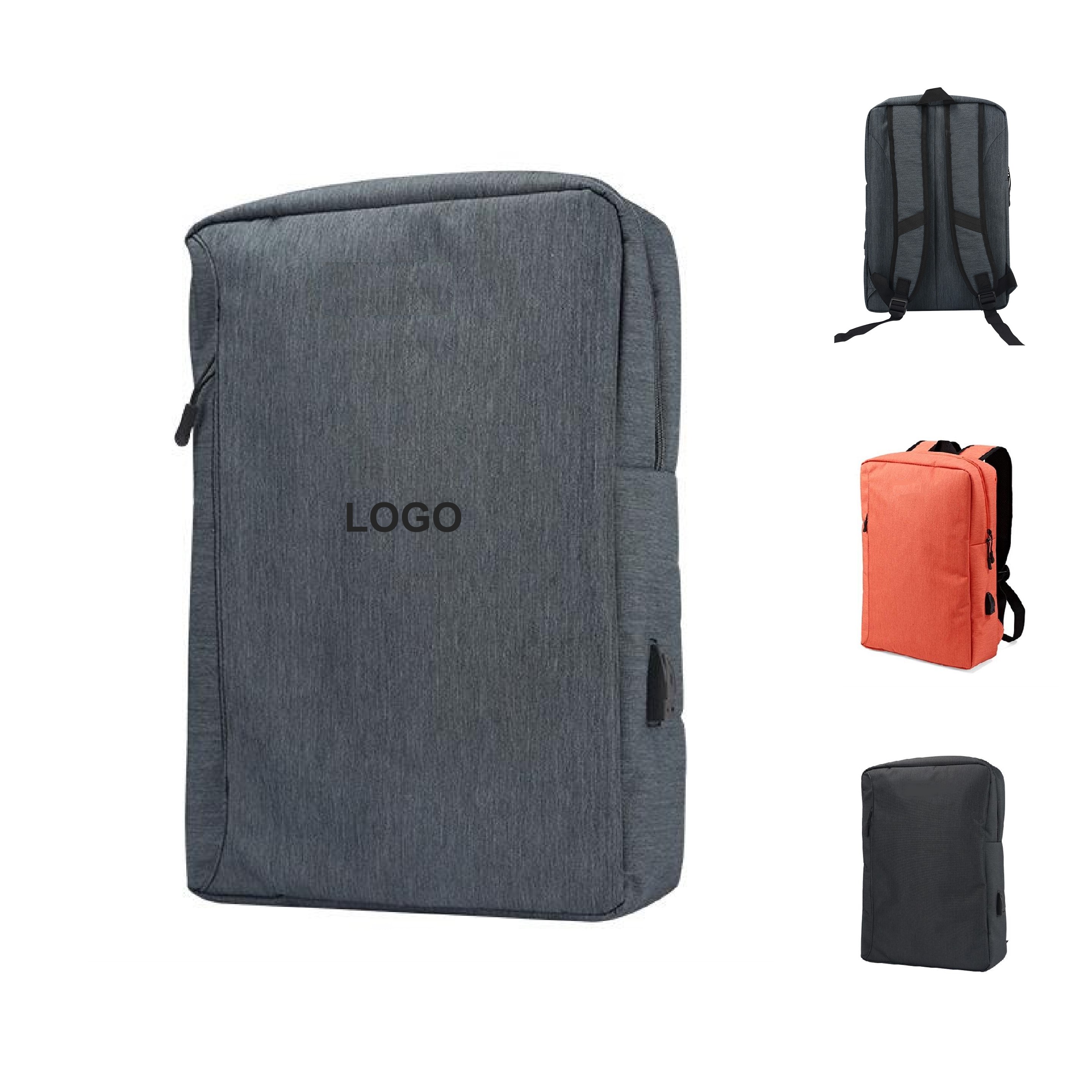 Rectangle Laptop Backpack (Direct Import) 2