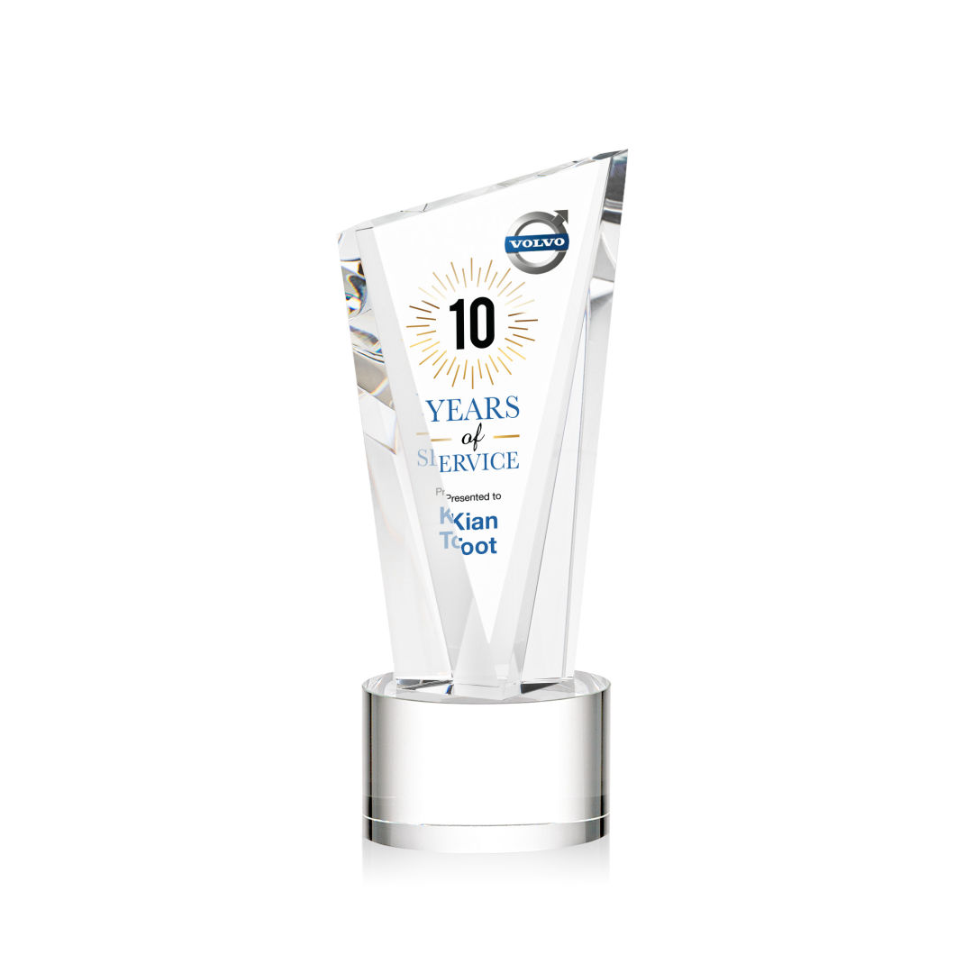 Plymouth VividPrint™ Award on Marvel Base - Clear 12