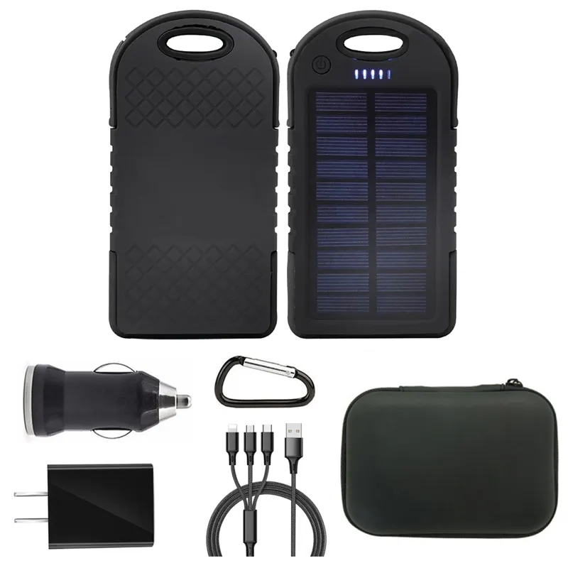 Multifunction Traveler Zippered Case with Power Bank & Cable 5