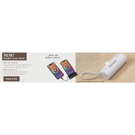 Hue 5000 mAh Power Bank with Multi Tips 28