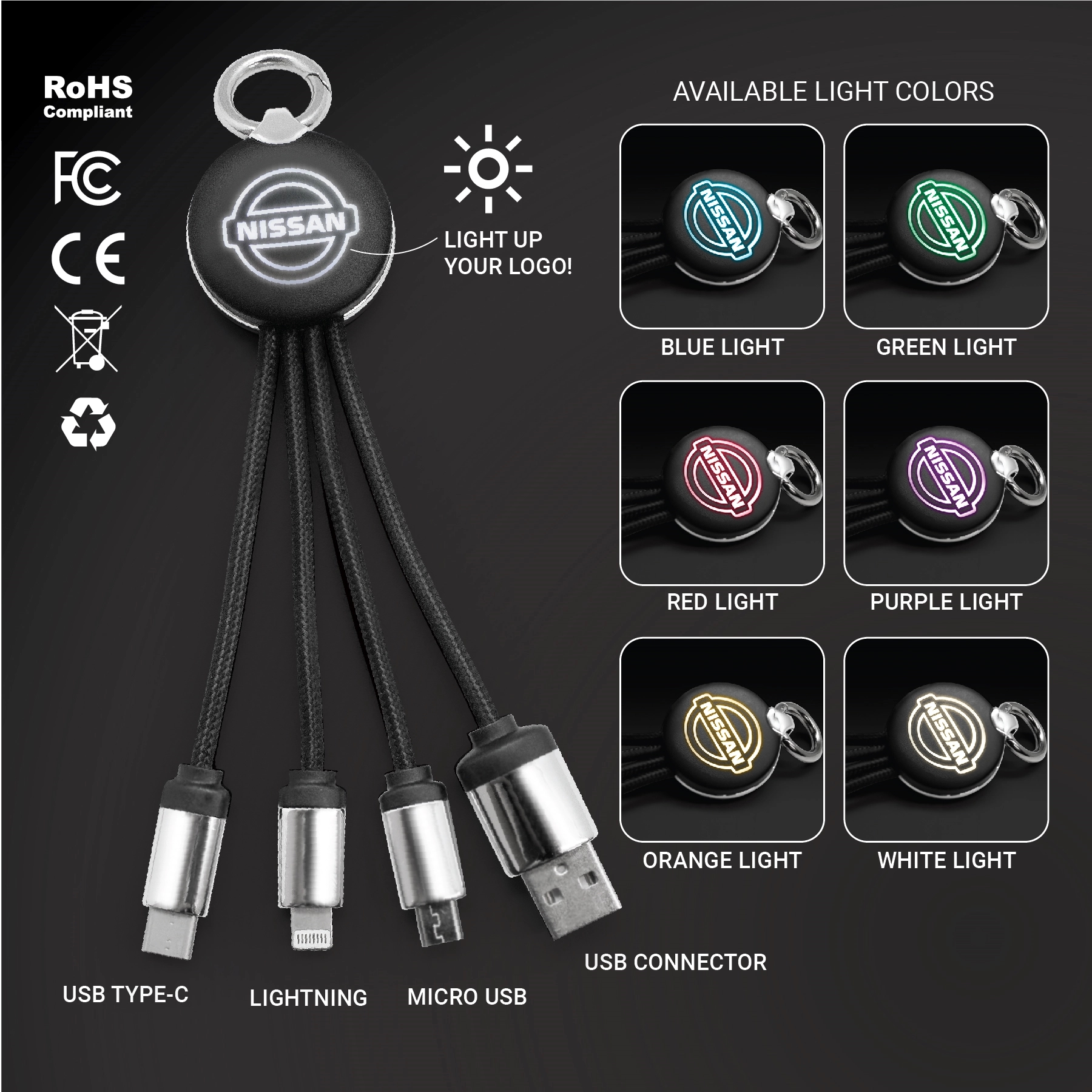 LIGHT UP 3 IN 1 CHARGING CABLE 1