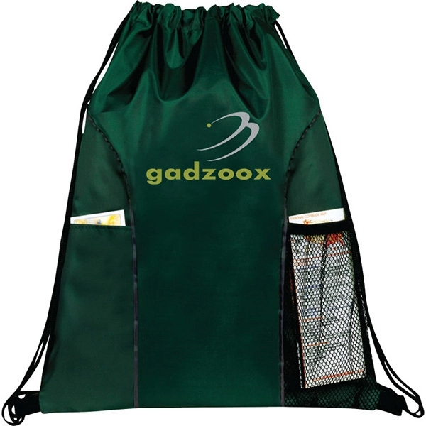 Vernon Dual Pocket Drawstring Bag 6