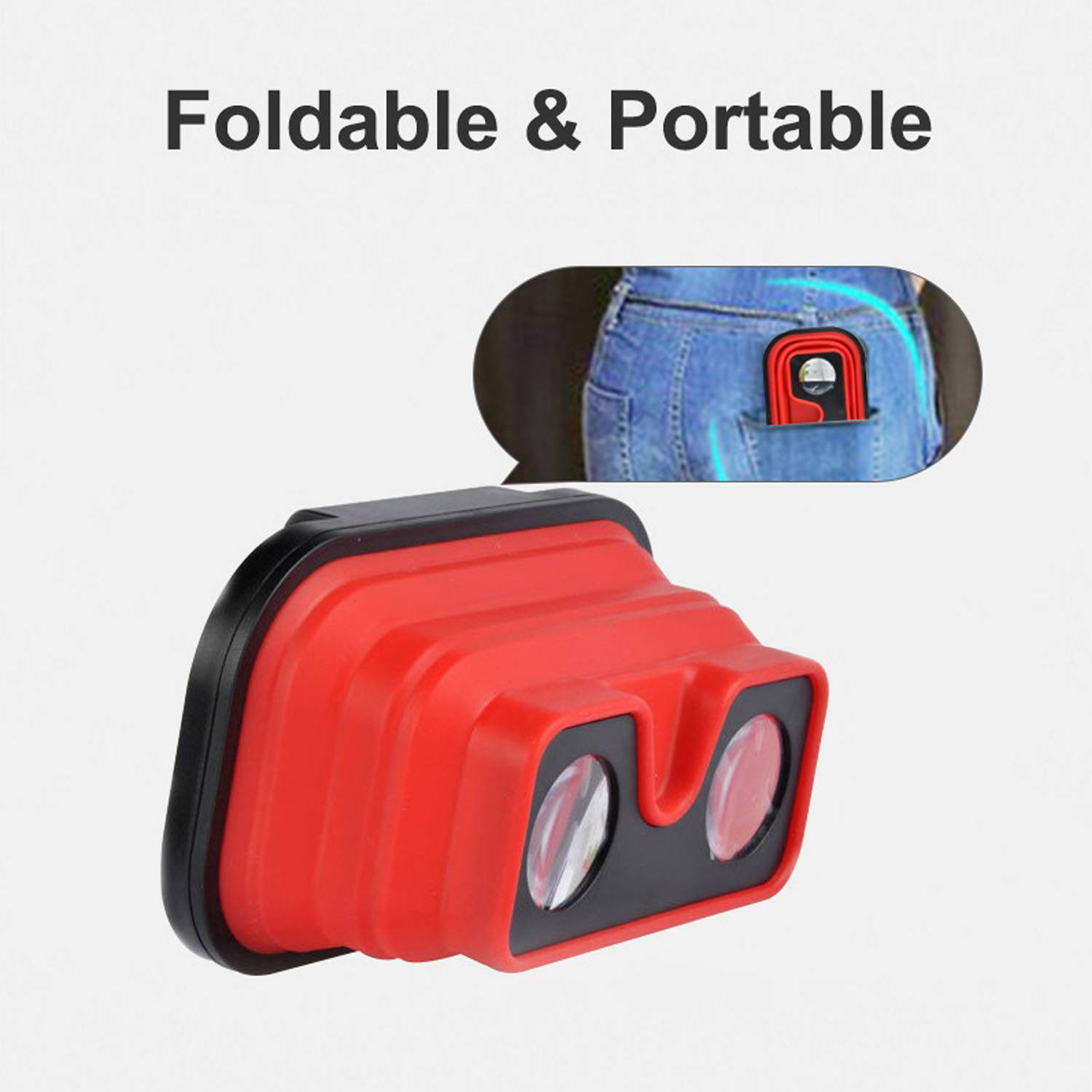Foldable Silicone 3D VR Glasses 8