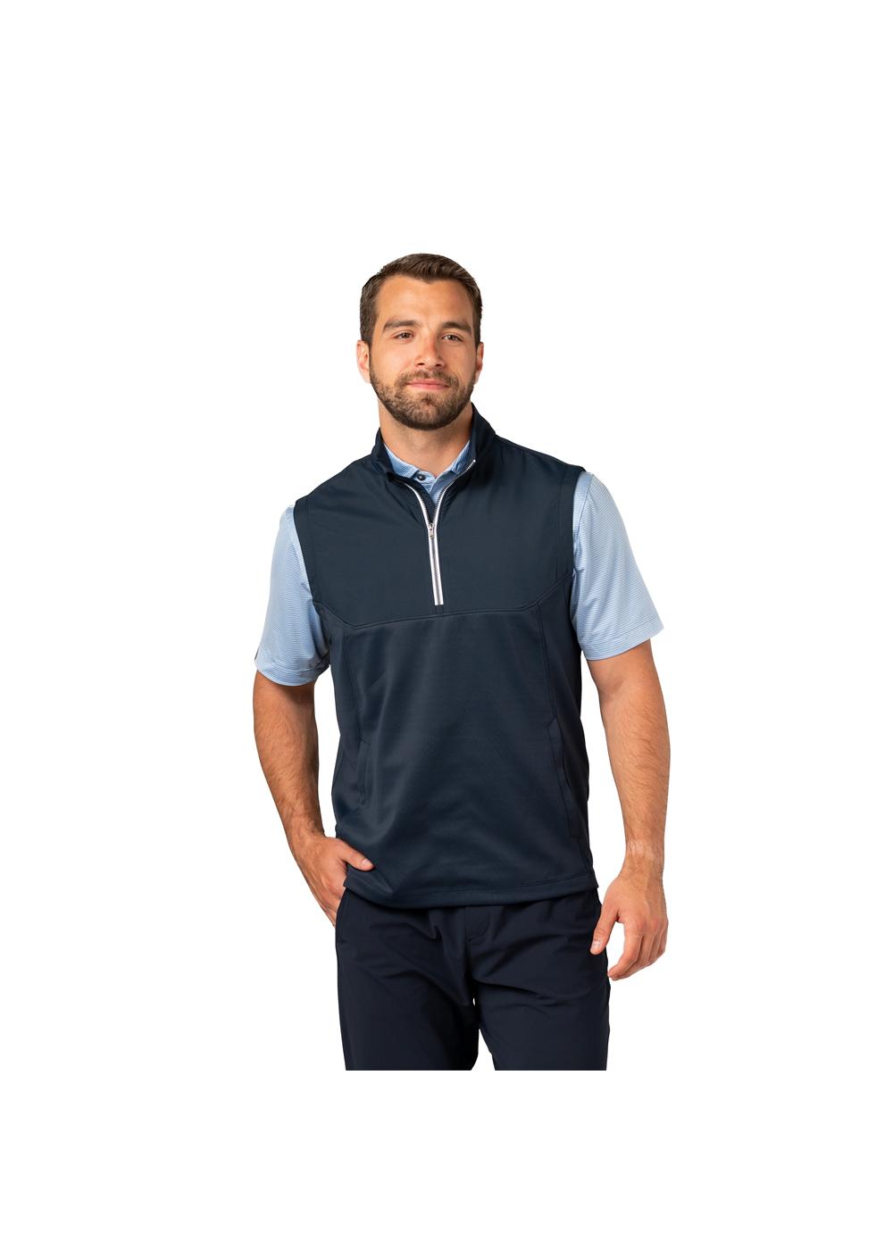 Storm Creek Men's Tiebreaker II Interlock Half Zip Vest 5