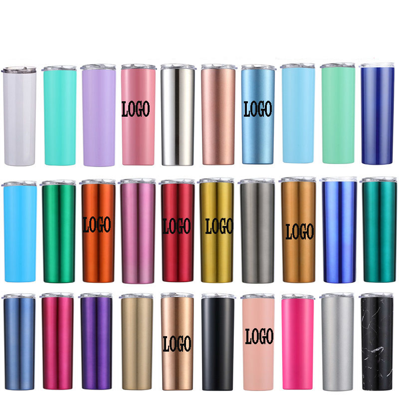 Double Wall Vacuum Stainless Steel Travel Tumbler w/ Lid ---- 20oz 10