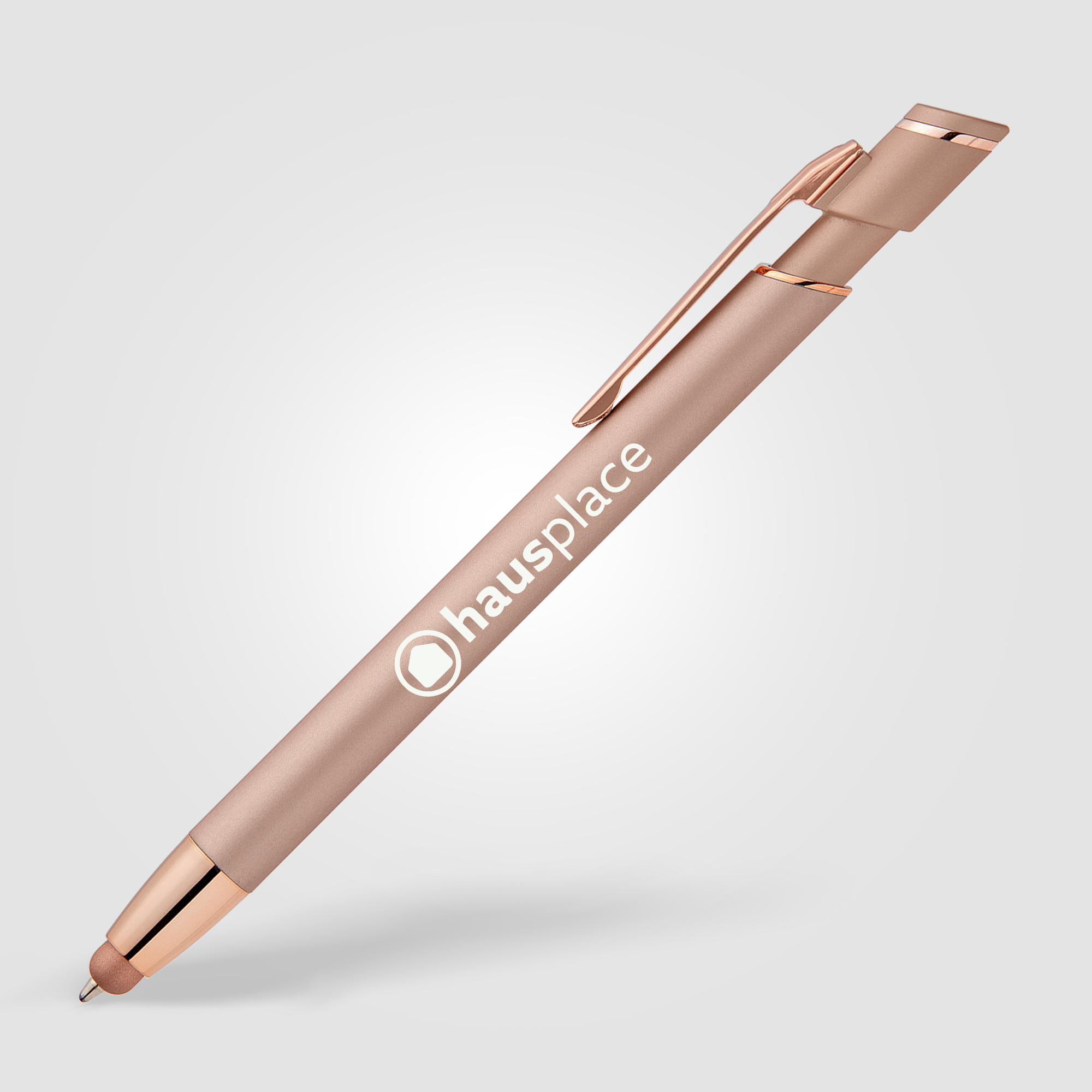 Pacific Softy Monochrome Metallic Pen w/ Stylus 13