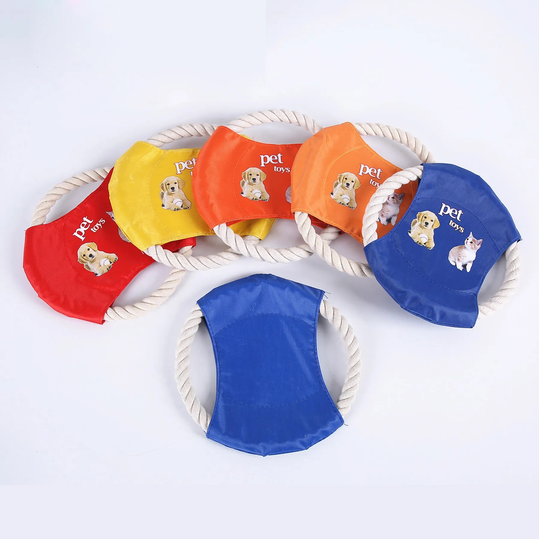 Dog Cotton Rope Flying Disk MOQ50 2