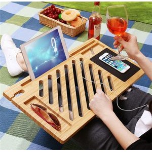 Bamboo Lap Desk Tray 2