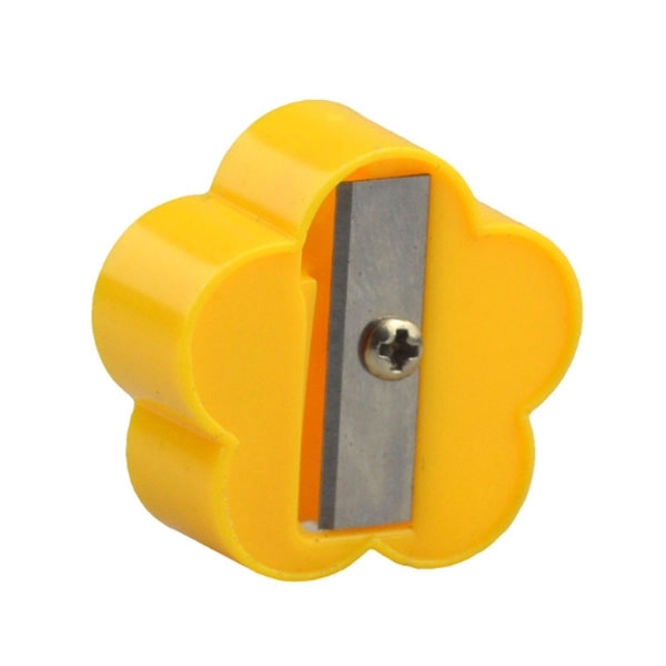 Flower Shape Plastic Pencil Sharpener 5