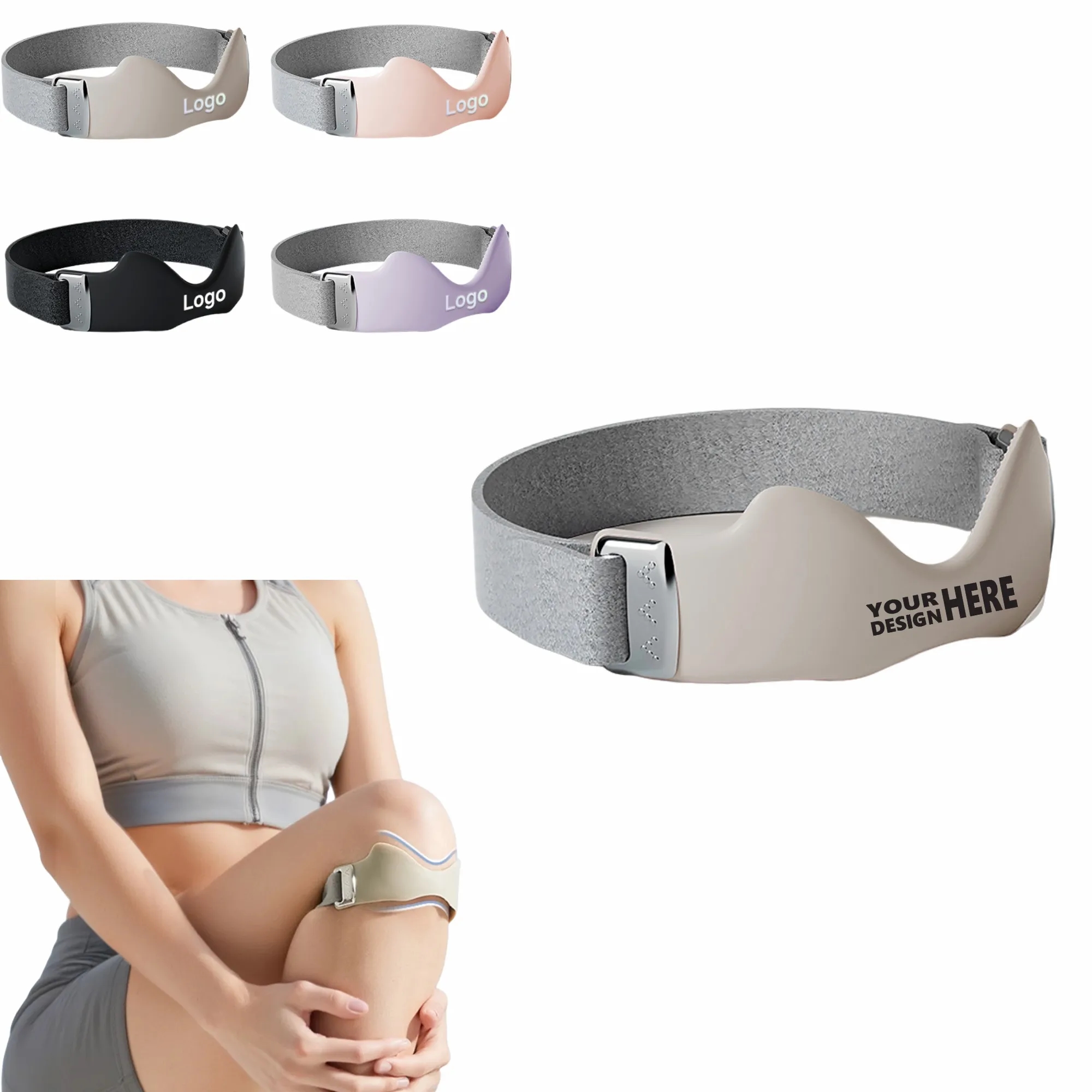 Silicone Patella Strap: Adjustable Airbag Support