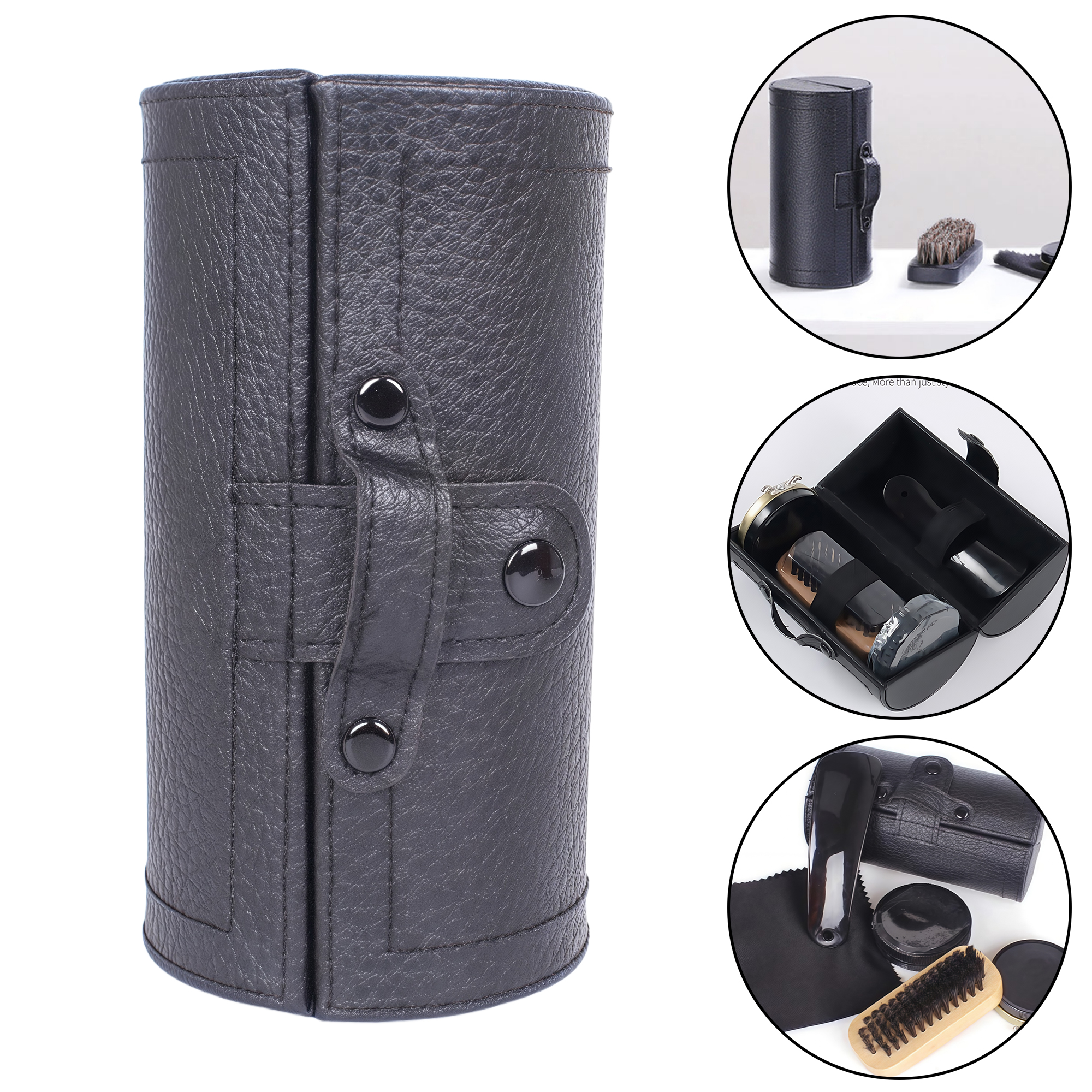 Portable Shoe Polish Cloth Leather Cleaner Kit for Shoes Bags Furniture Care 2