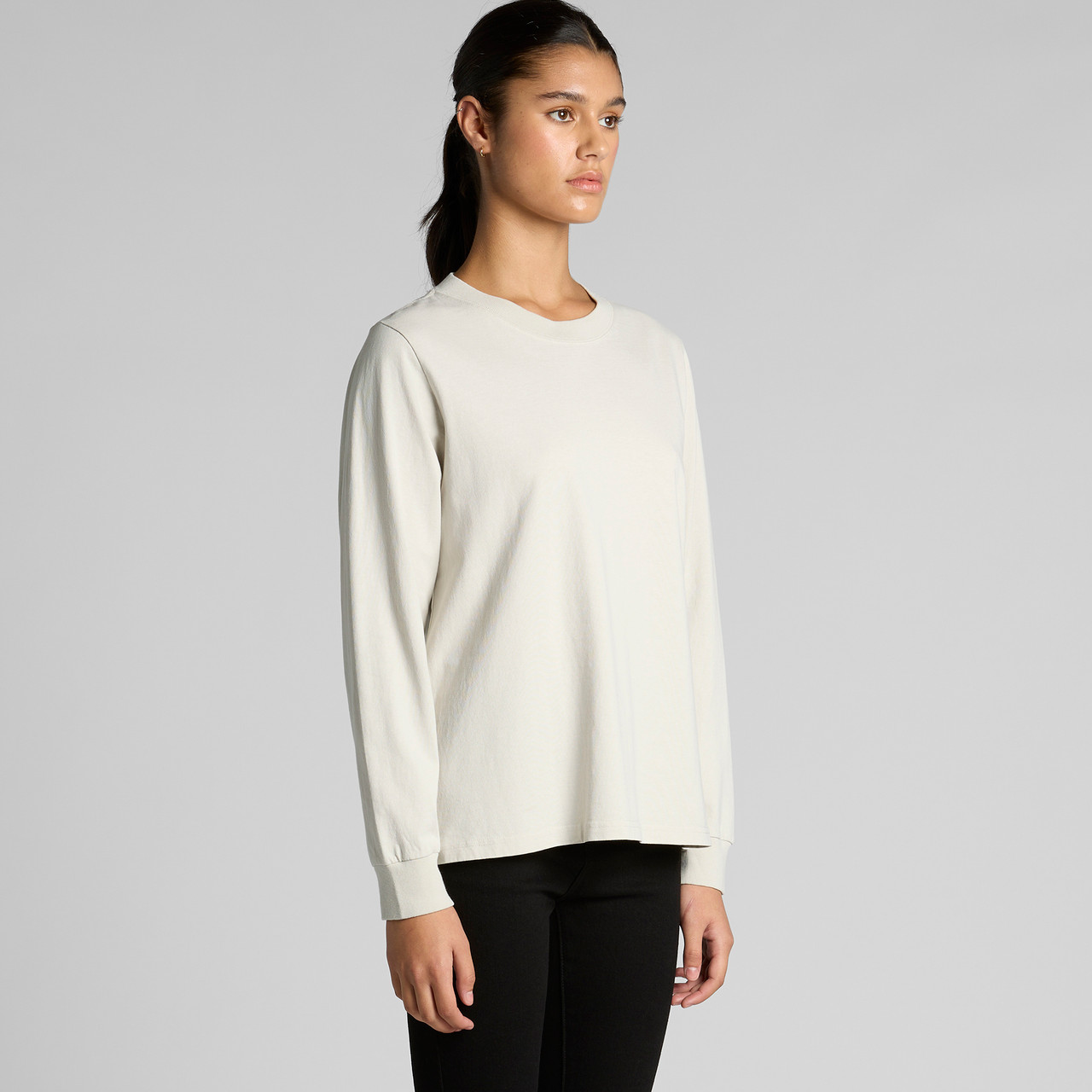 Wo's Heavy Faded L/S Tee | 4083 3