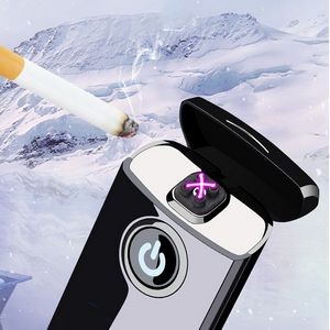 Flip Cap Dual Color Electric Arc Lighter With USB Charging 17