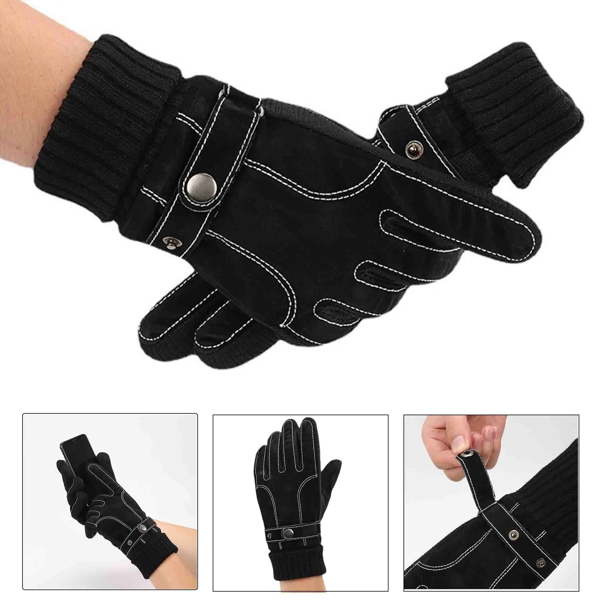 Winter Windproof Thermal Touch Screen Cycling Gloves
