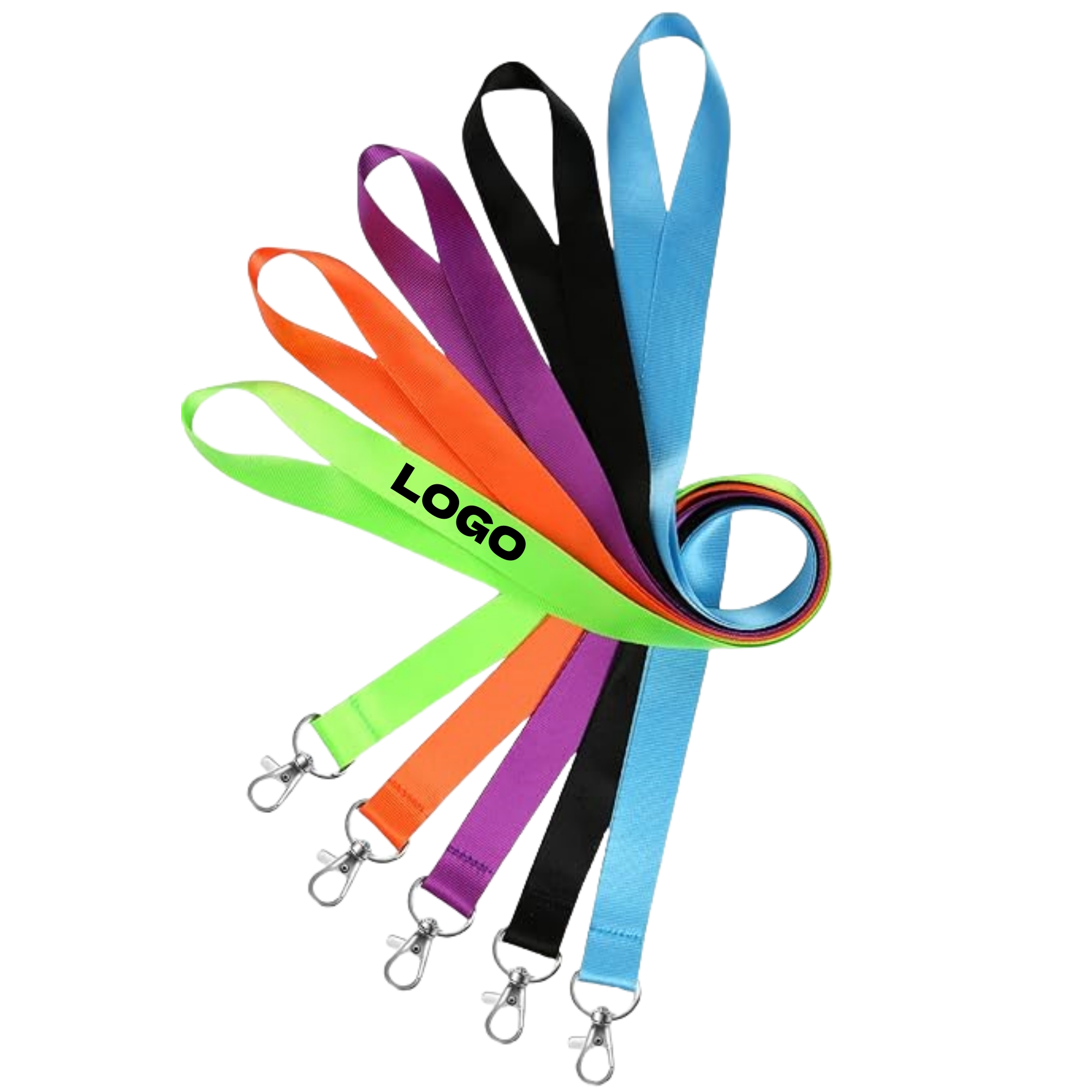 0.59"W Polyester Lanyard 1