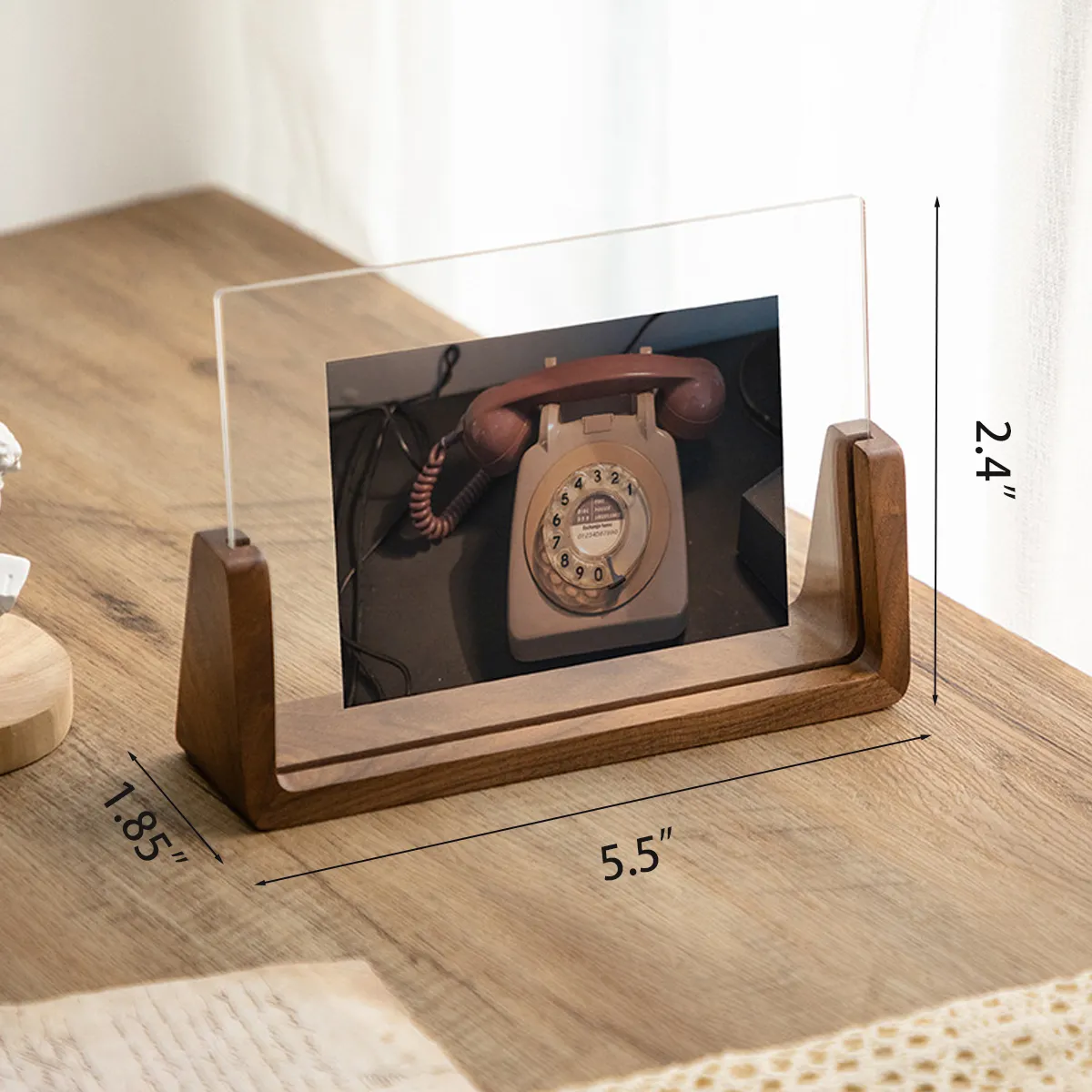 5 Pack U Shape Transparent Beech Creative Photo Frame 5