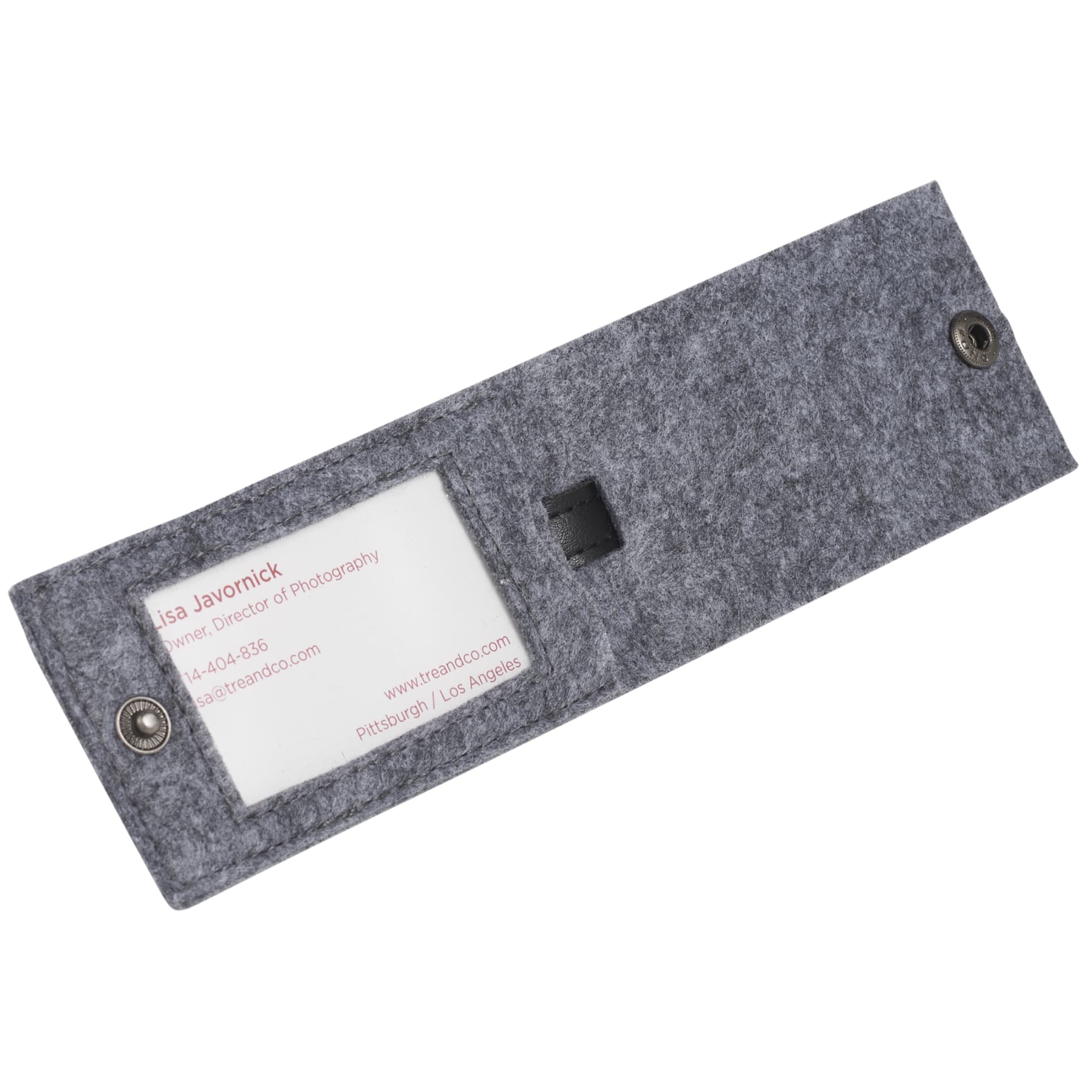 THE GOODS™ Recycled Felt Luggage Tag 19