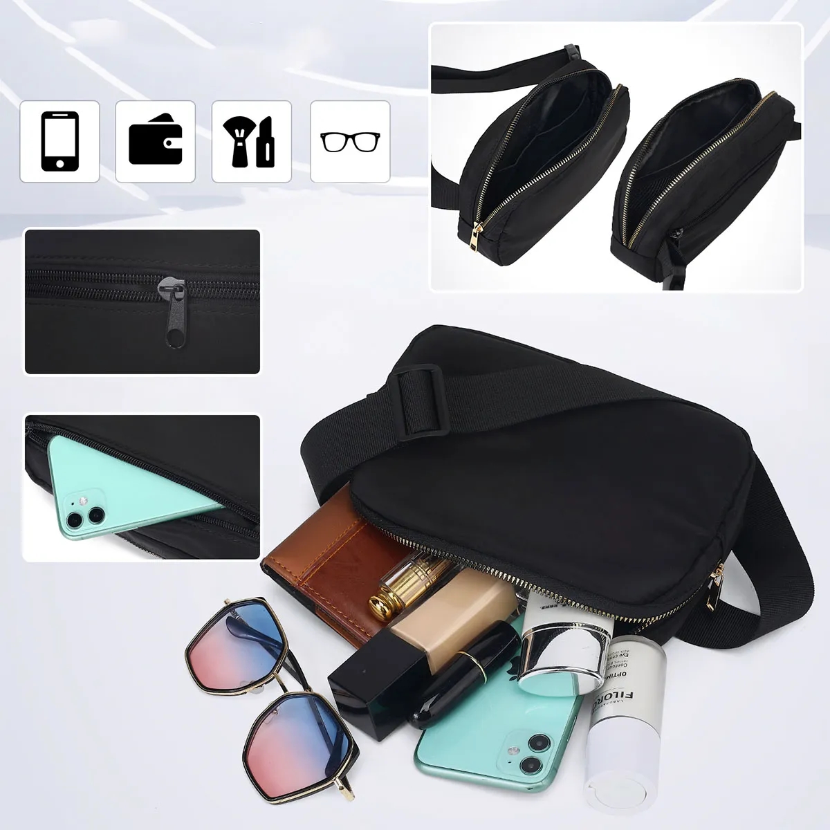 Lightweight Waterproof Fanny Pack 6